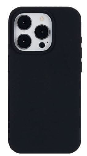 eSTUFF kryt Silicone case, pre iPhone 15 Pro, 100% recyklovaný TPU, čierny ES67120027
